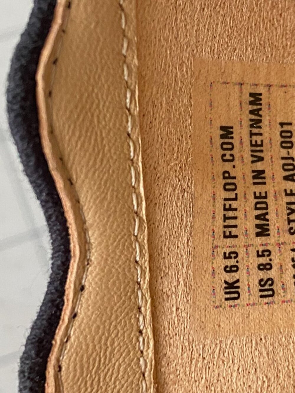 DELICATO Wave-Edge Canvas Mary Janes [Fitflop ] - Picture 5 of 5